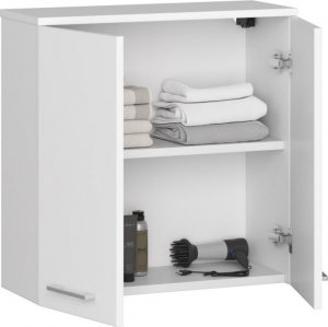 Nore Pakabinama vonios spintelė NORE Fin W60, balta 2