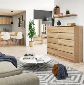 Nore Komoda NORE K160, ąžuolo spalvos 11
