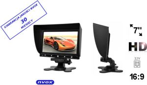 Nvox HM726 Monitor LCD 7" HD 2 kamery 4PIN 1