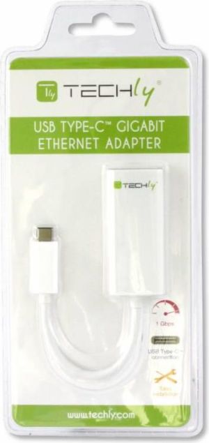 Karta sieciowa Techly ADAPTER USB-C 3.1 NA RJ45 GIGABIT 10/100/1000 (20379) 3
