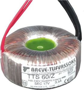 Breve Tufvassons sp. z o.o. Transformator toroidalny TTS 35/Z 230/12V 35VA 17112-9994 1