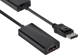 Kabel Club 3D DisplayPort - HDMI 0.15m czarny (CAC-1070) 1