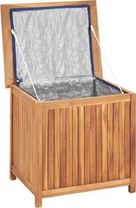 Skrzynia ogrodowa vidaXL 60x50x58 cm lite drewno tekowe Brąz 5