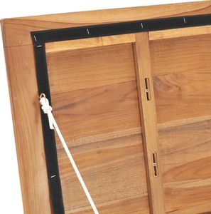 Skrzynia ogrodowa vidaXL 60x50x58 cm lite drewno tekowe Brąz 7