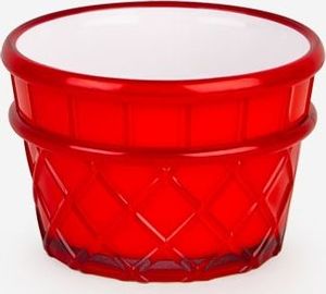 Witek Home Pucharek do lodów 266ml Livio (czerwony) 1