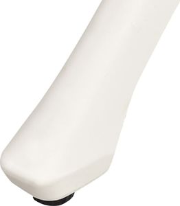 vidaXL Stolik ogrodowy odlewane aluminium biały 5