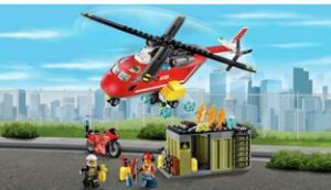 LEGO City Helikopter strażacki (60108) 5
