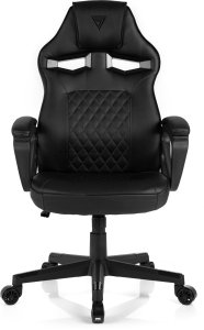 Fotel SENSE7 Knight Pu czarny  + Podkładka PREYON Falcon 15