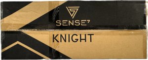 Fotel SENSE7 Knight Pu czarny  + Podkładka PREYON Falcon 10