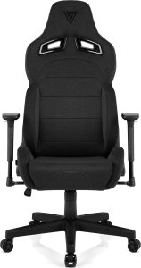 Fotel SENSE7 Sentinel materiałowy czarny + Podkładka PREYON Falcon 26