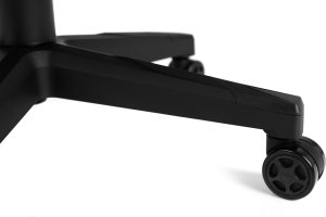 Fotel SENSE7 Sentinel materiałowy czarny + Podkładka PREYON Falcon 5