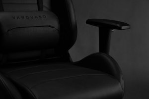 Fotel SENSE7 Vanguard PU czarny + Podkładka PREYON Falcon 10