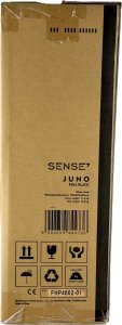 Krzesło biurowe SENSE7 Juno Czarny + Podkładka PREYON Falcon 15