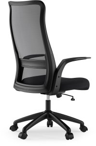 Krzesło biurowe SENSE7 Juno Czarny + Podkładka PREYON Falcon 8