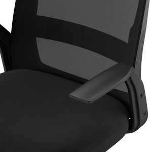 Krzesło biurowe SENSE7 Juno Czarny + Podkładka PREYON Falcon 10