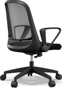 Krzesło biurowe SENSE7 Sopty Czarny + Podkładka PREYON Falcon 11