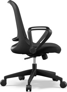 Krzesło biurowe SENSE7 Sopty Czarny + Podkładka PREYON Falcon 9