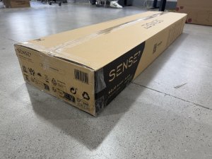 Biurko SENSE7 Nojo 140 black + Podkładka PREYON Falcon 15