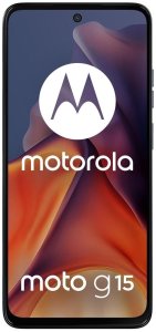Smartfon Motorola Moto G15 8/128GB Granatowy (8033779079115) + Etui Clear Case 3