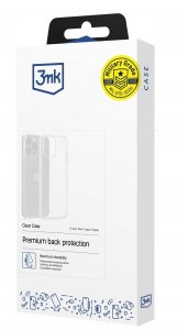 Smartfon Motorola Moto G15 8/128GB Granatowy (8033779079115) + FlexibleGlass + Etui Clear Case 19