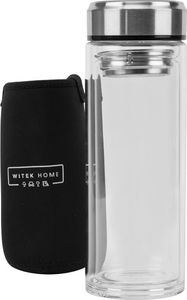 Witek Home Butelka z sitkiem czarna 1000 ml 2