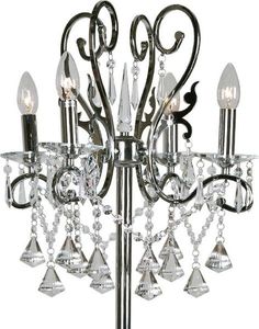 Lampa podłogowa Witek Home Lampa podłogowa kryształowa Ampiro 4765/4F (255974) 2