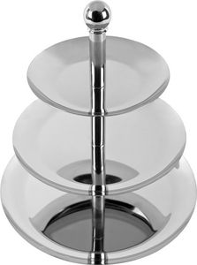 Witek Home Patera 3 poziomowa metalowa 28cm 2