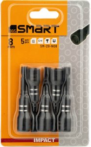 Smart Magnetyczne nasadki udarowe 1/4" 8mm 5 szt. 3