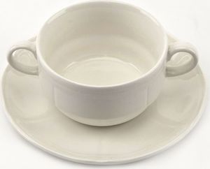 Karolina Castel Cream Bulionówka 300ml + spodek 2