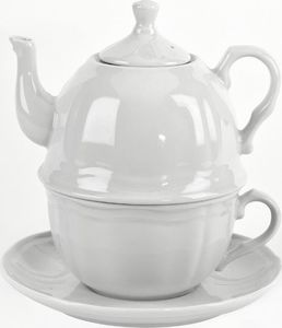 Karolina Zestaw Herbaciany Tea For One 1/3 Castel White 1