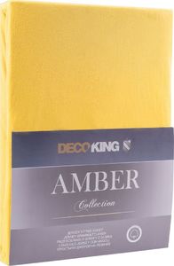 Decoking DecoKing prześcieradło bawełniane AMBER POMARAŃCZOWY 120-140x200+30 1