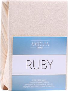 AmeliaHome Amelia Home prześcieradło frotte L.BEIGE08 80-90x200+30 5