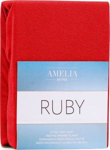 AmeliaHome Amelia Home prześcieradło frotte RED24 220-240x220+30 5