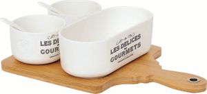 Nuova R2S Kpl. 3 miseczek z deską Les Delices des Gourmets 1