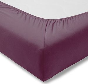 Estella Prześcieradło z gumką jersey 120x200 cm AUBERGINE feinjersey 2