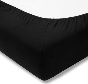 Estella Prześcieradło z gumką jersey 200x200 cm SCHWARZ feinjersey 2