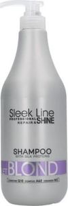 Macadamia Stapiz Sleek Line Violet Blond Szampon do włosów 1000ml 1