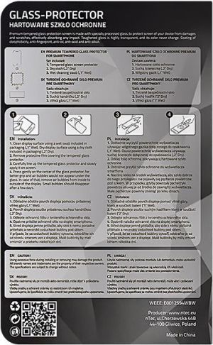 Qoltec Hartowane szkło ochronne Premium do HTC Desire 620 - 51194 2