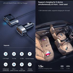 Ładowarka Joyroom JR-CL03 5x USB-A 3.1 A  (6941237122353) 8