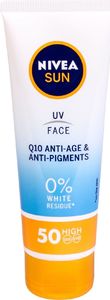 Nivea Nivea Sun UV Face Q10 Anti-Age SPF50 Preparat do opalania twarzy 50ml 1