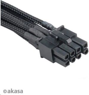 Akasa PCIe 8-pin - PCIe 8-pin, 0.4m, Czarny (AK-CBPW09-40BK) 3