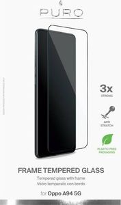 Puro Szkło hartowane PURO Frame Tempered Glass Oppo A94 5G (czarna ramka) 2