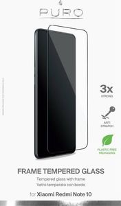 Puro Szkło hartowane PURO Frame Tempered Glass Redmi Note 10 (czarna ramka) 3