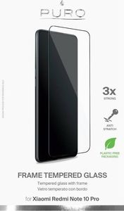 Puro Szkło hartowane PURO Frame Tempered Glass Redmi Note 10 Pro (czarna ramka) 3