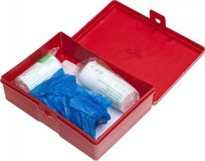 PK-MOT Apteczka samochodowa AS6 (czerwona, plastikowa) 4