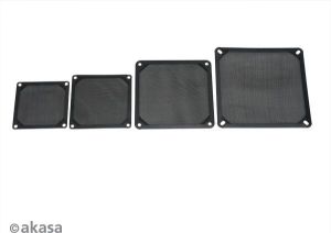 Akasa Filtr przeciwkurzowy do wentylatora 80mm (GRM80-AL01-BK) 2