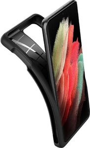 Spigen Etui Spigen Liquid Air Pen Samsung Galaxy S21 Ultra Matte Black 9