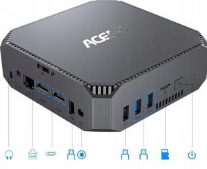 Komputer ACEPC AK Intel Celeron J3455 4 GB 32 GB SSD Windows 10 Pro 2