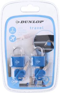 Dunlop Zestaw mini kłódek bagażowych z kluczykiem 1