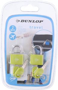 Dunlop Zestaw mini kłódek bagażowych z kluczykiem 1
